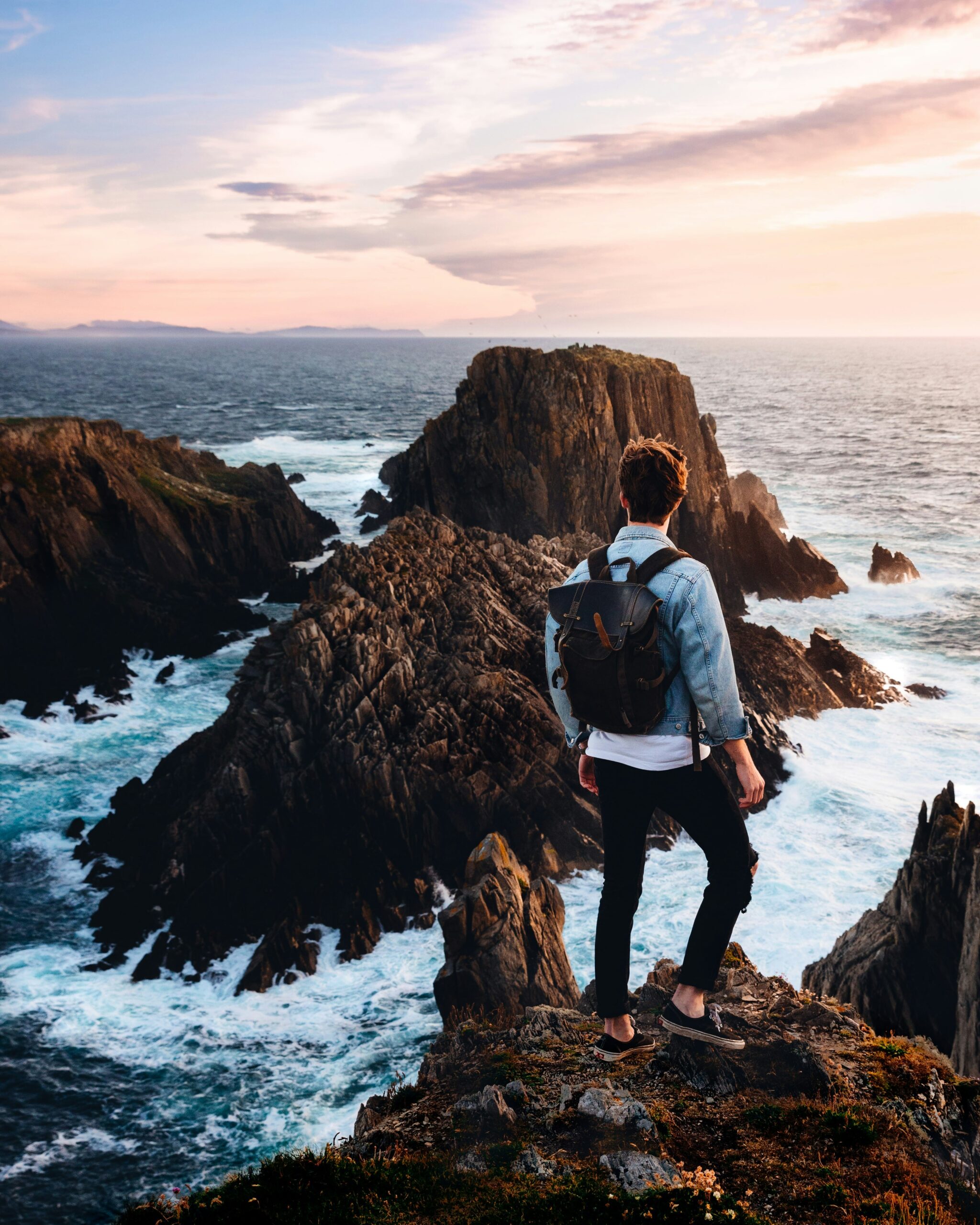 Man on a mountain